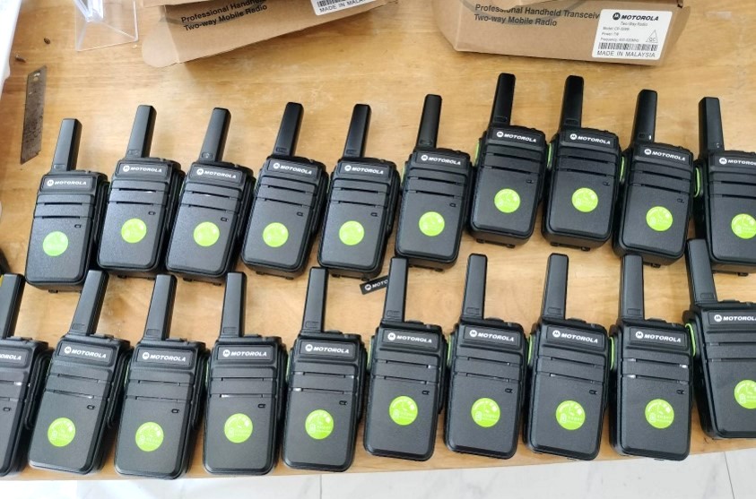 Mua bộ đàm mini cho shop, kho hàng tại Địa Long