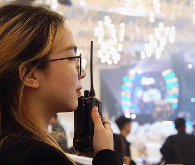 Tại sao nên sử dụng bộ đàm trong các sự kiện?
