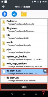 chọn file