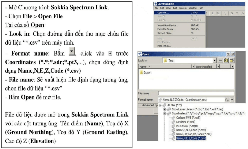 chuyển file dữ liệu