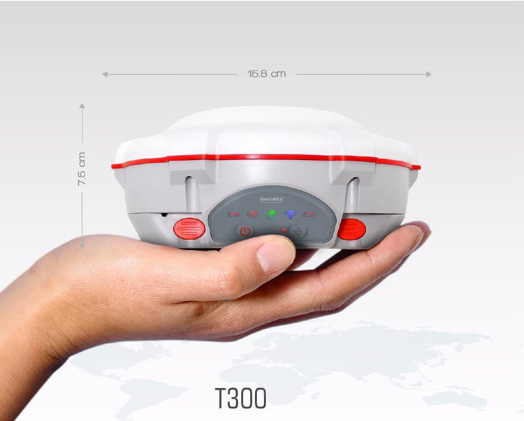 Máy định vị ComNav T300 GNSS Receiver có chất lượng hoàn thiện hoàn hảo tương đương máy của các hãng Trimble và Leica.