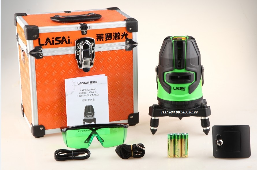 Máy bắn cốt laser 5 tia xanh Laisai LSG 686 SD thực sự là một sản phẩm tuyệt vời cho nhu cầu đo đạc chính xác