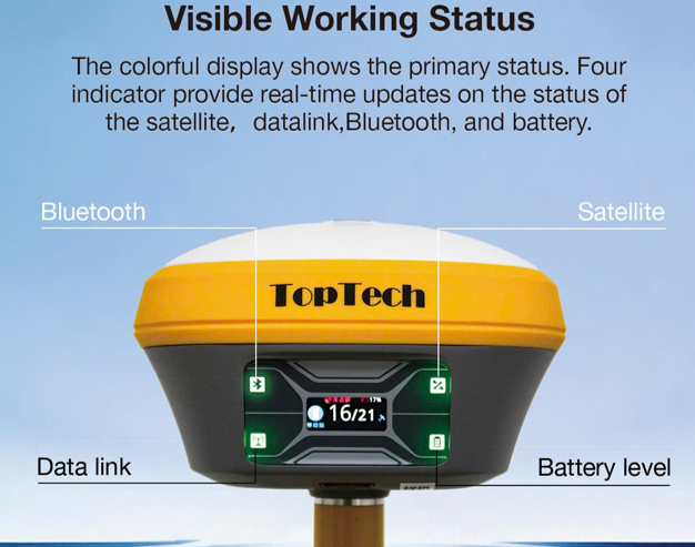 Máy GPS RTK Toptech TK 800 I-Base (5W Radio) không sổ tay