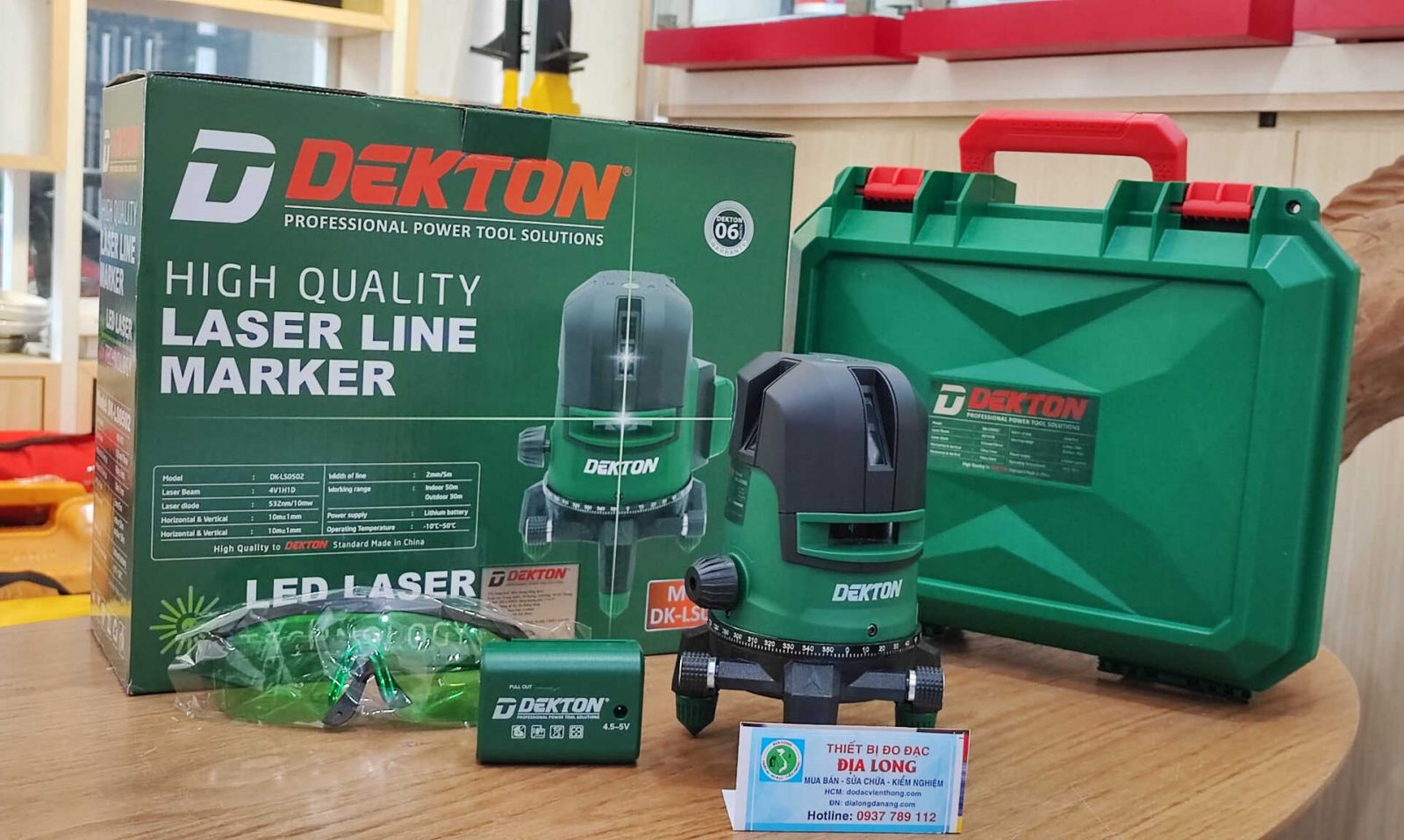 DEKTON DK LS0502 đảm bảo đạt tiêu chuẩn chất lượng cao, độ chính xác cao, dễ sử dụng, thao tác