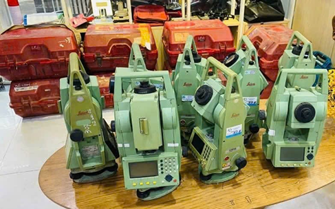 Máy toàn đạc bị rơi, va đập có sửa được không?