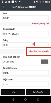 nhận thư mục gắn kết