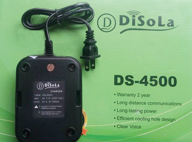 sạc pin máy bộ đàm disola ds 4500