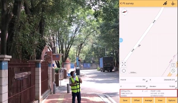 Máy thu GNSS đo RTK Kolida K1 Pro làm việc nhanh và chính xác