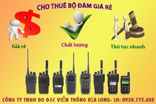 Địa Long chuyên cung cấp và cho thuê máy bộ đàm tổ chức sự kiện