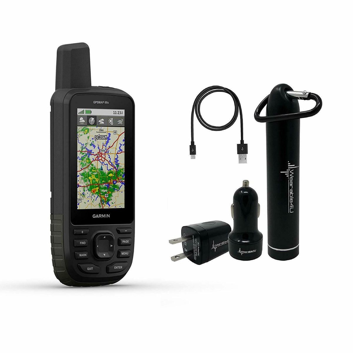 trọn bộ máy định vị cầm tay gps map 66s