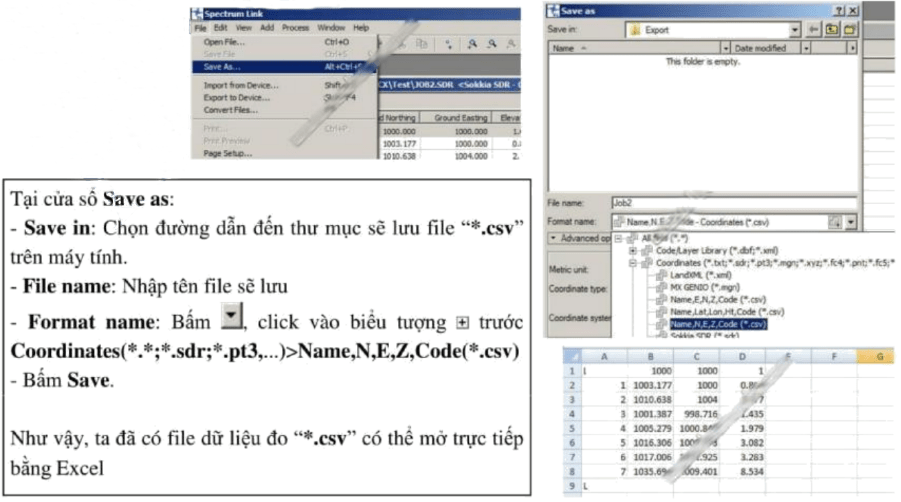 xuất dữ liệu ra file excel