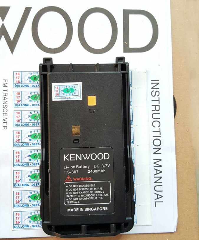 Pin Máy Bộ Đàm Kenwood TK-307